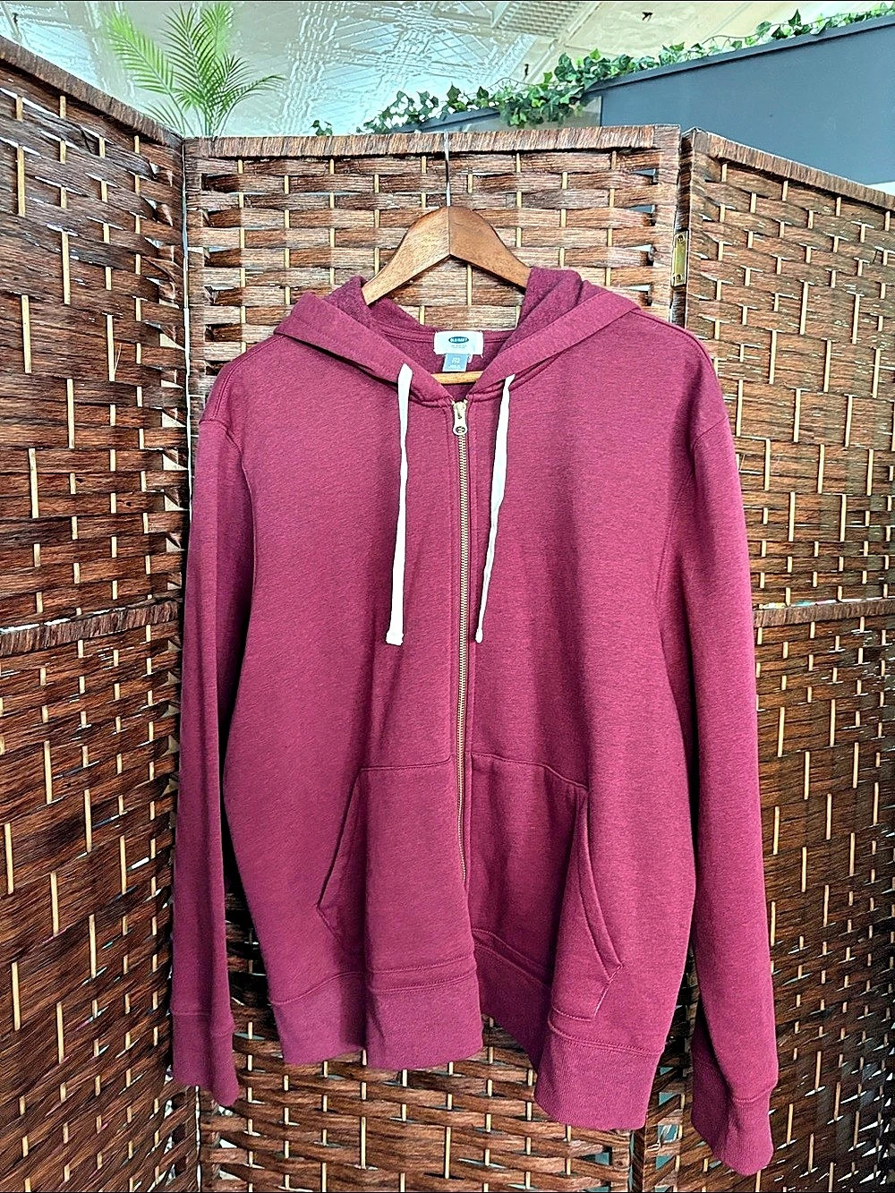 Old Navy Pullover Hoodie in Maroon Size XXL Like New